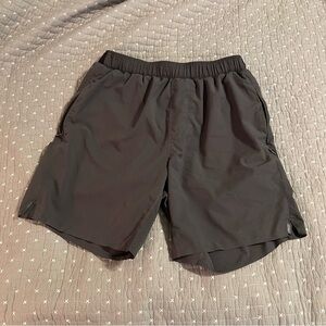 RHONE Men's Gray Lined Athletic Shorts Sz S